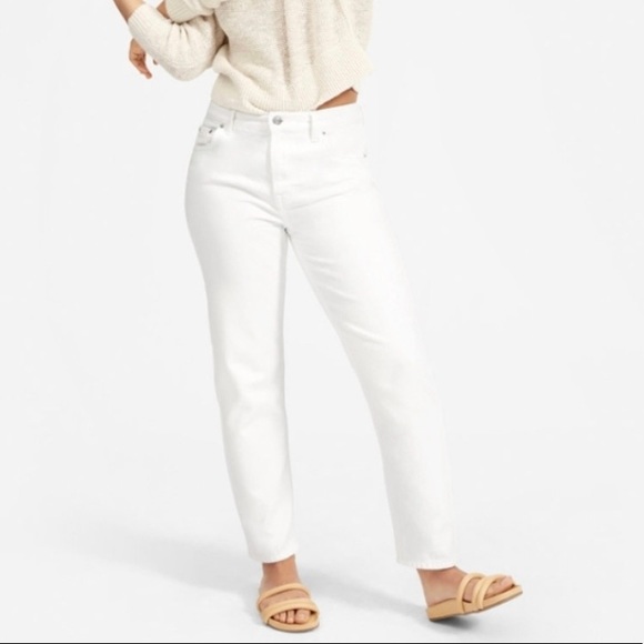Everlane Denim - Everlane Straight Leg Jeans in White